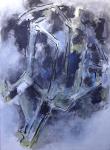 Pin 2019, technique mixte sur toile 100x73 cm